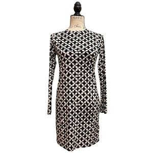 Michael Kors Checkered Shift Dress Size P